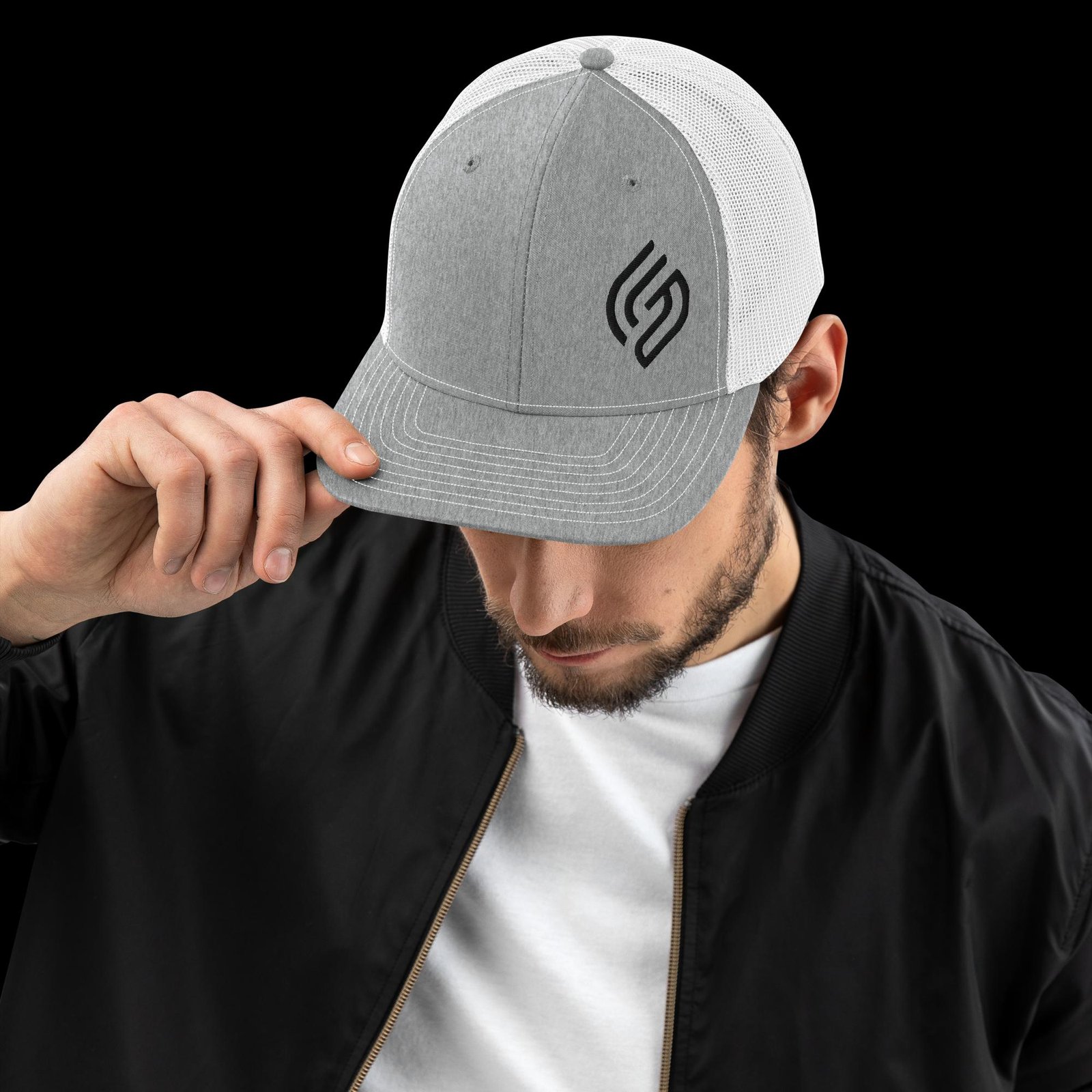 Embroidered "LoGo" Trucker Cap - Image 6