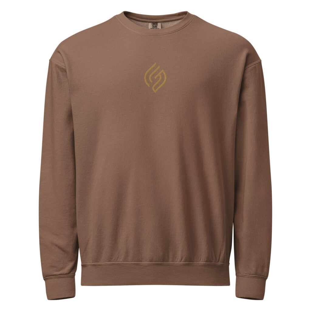 Unisex "LoGo" Embroidered fleece crewneck
