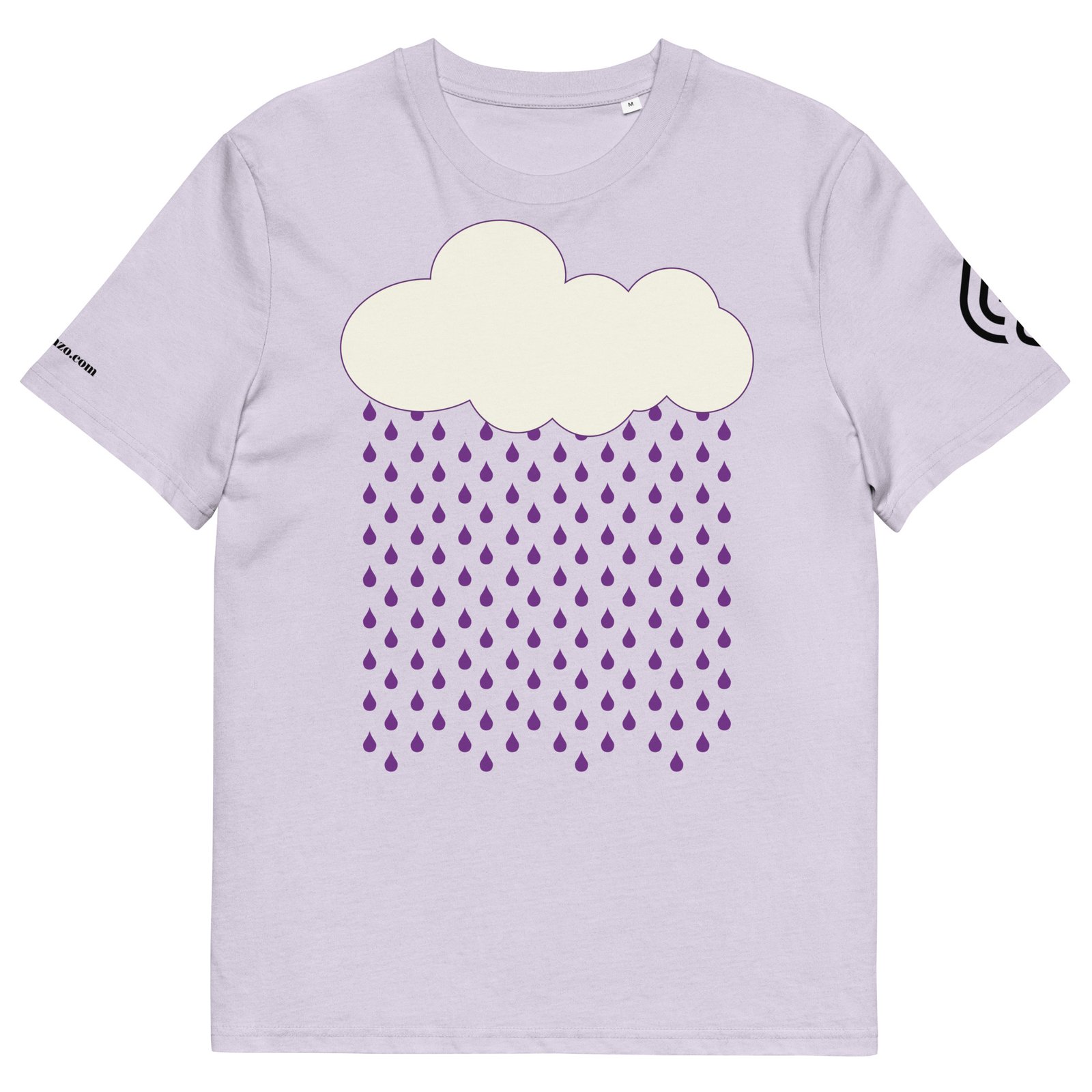 Purple Rain Unisex Cotton Tee - Image 4